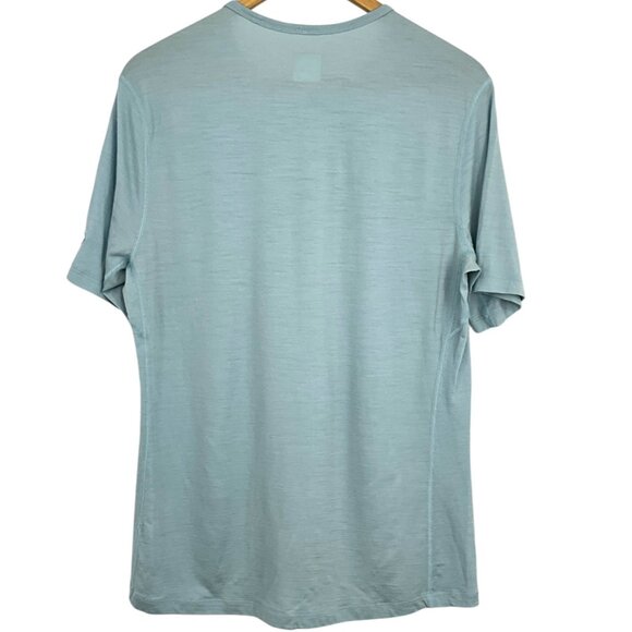 Icebreaker Merino 200 Oasis T Shirt Light Blue Short Sleeve Size Large L Men's - Picture 4 of 5